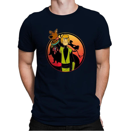 Mortal Shaggy - Mens Premium T-Shirts RIPT Apparel Small / Midnight Navy