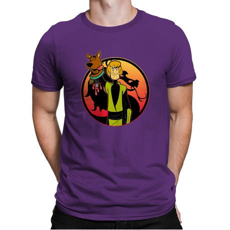 Mortal Shaggy - Mens Premium T-Shirts RIPT Apparel Small / Purple Rush
