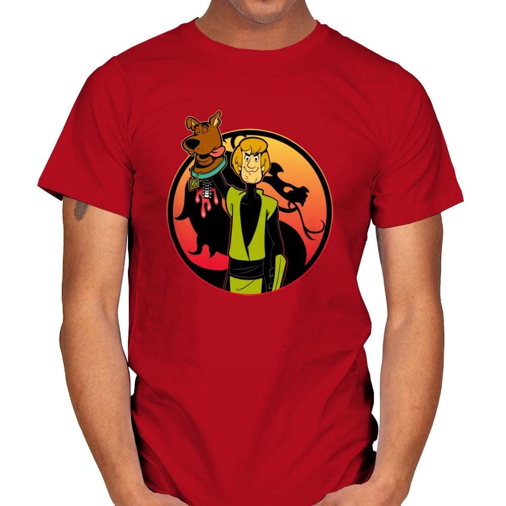 Mortal Shaggy - Mens T-Shirts RIPT Apparel Small / Red