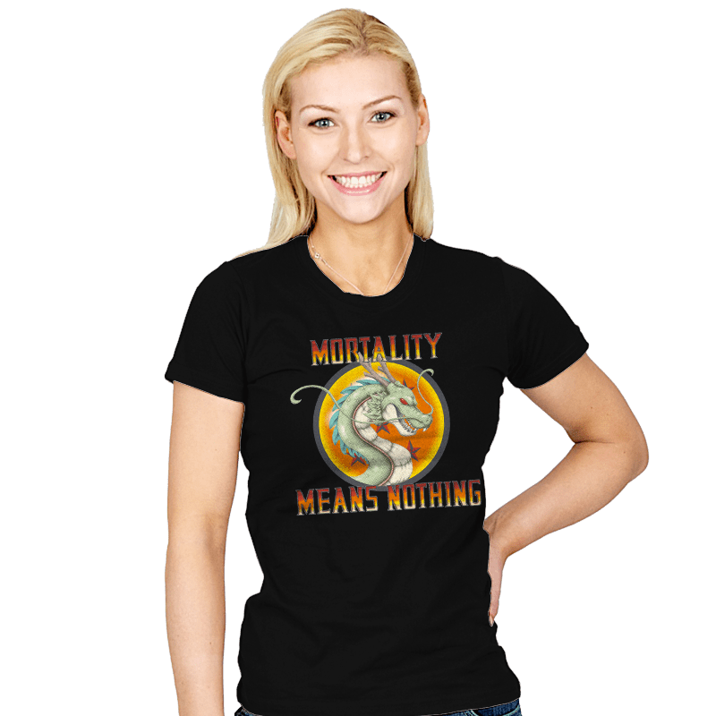 Mortality Means Nothing - Womens T-Shirts RIPT Apparel