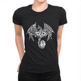 Mosaic Dragon - Womens Premium T-Shirts RIPT Apparel Small / Black