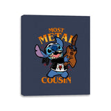 Most Metal Cousin - Canvas Wraps Canvas Wraps RIPT Apparel 11x14 / Navy