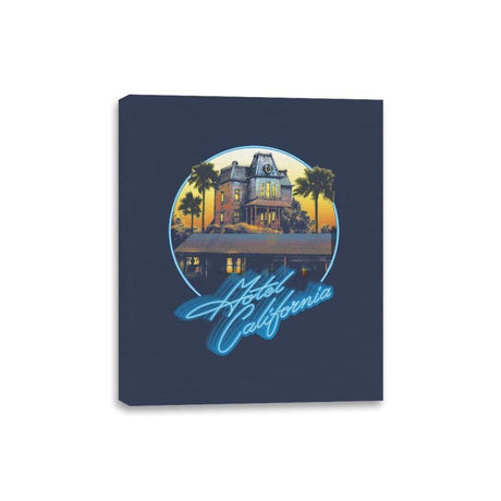 MOTEL CALIFORNIA - Canvas Wraps Canvas Wraps RIPT Apparel 8x10 / Navy
