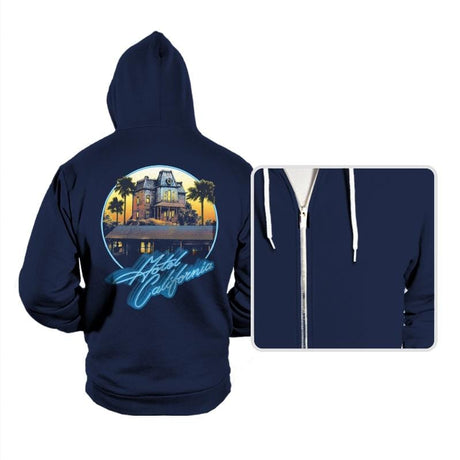 MOTEL CALIFORNIA - Hoodies Hoodies RIPT Apparel Small / Navy