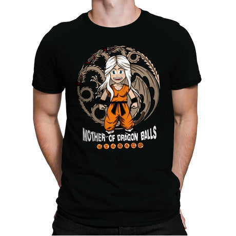 Mother of Dragon Balls - Mens Premium T-Shirts RIPT Apparel Small / Black