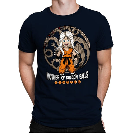 Mother of Dragon Balls - Mens Premium T-Shirts RIPT Apparel Small / Midnight Navy