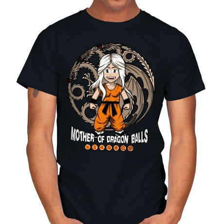 Mother of Dragon Balls - Mens T-Shirts RIPT Apparel Small / Black
