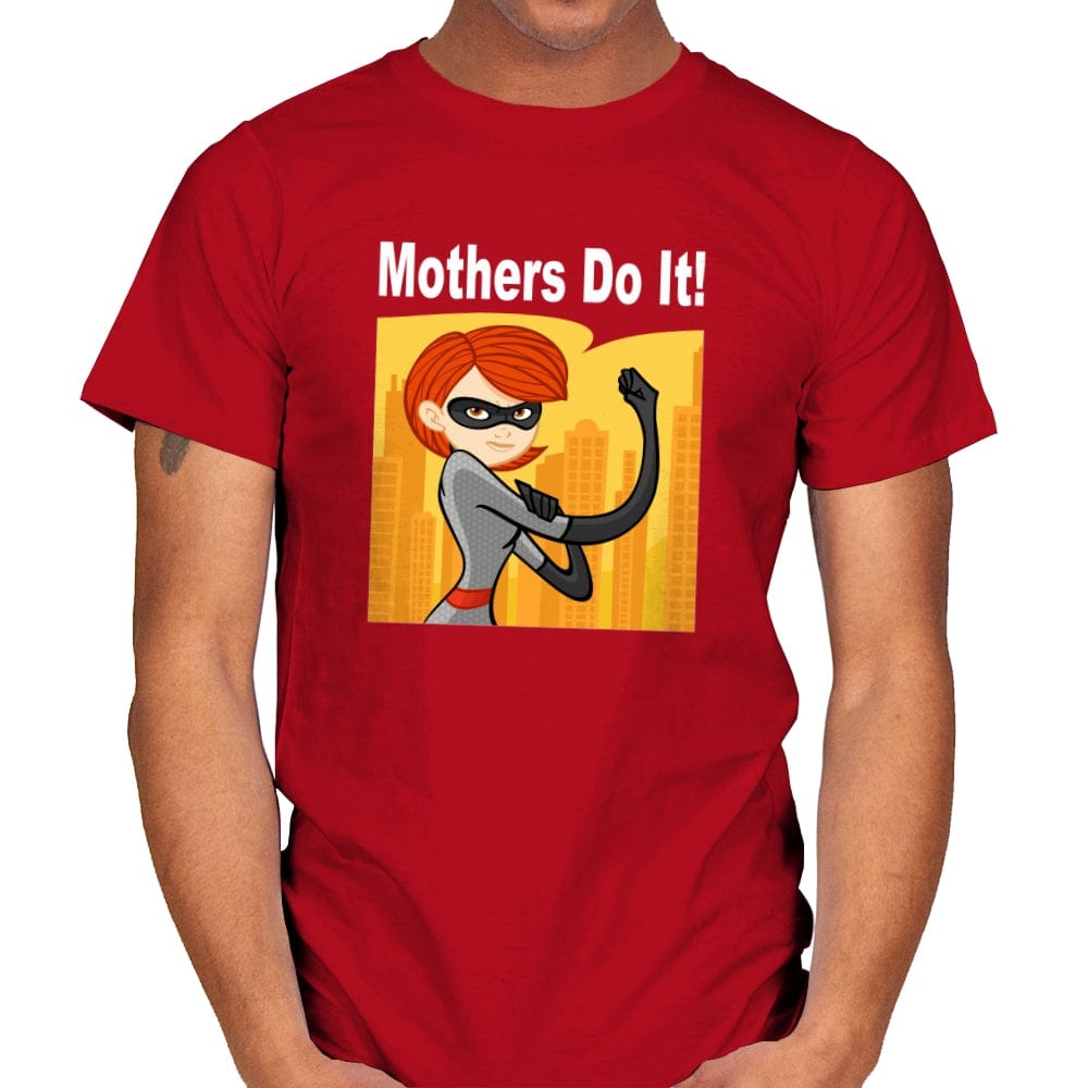 Mothers Do It! - Mens T-Shirts RIPT Apparel Small / Red