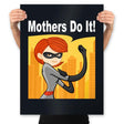 Mothers Do It! - Prints Posters RIPT Apparel 18x24 / Black