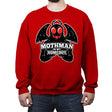 Mothman is my Homeboy - Crew Neck Sweatshirt Crew Neck Sweatshirt RIPT Apparel Small / Red