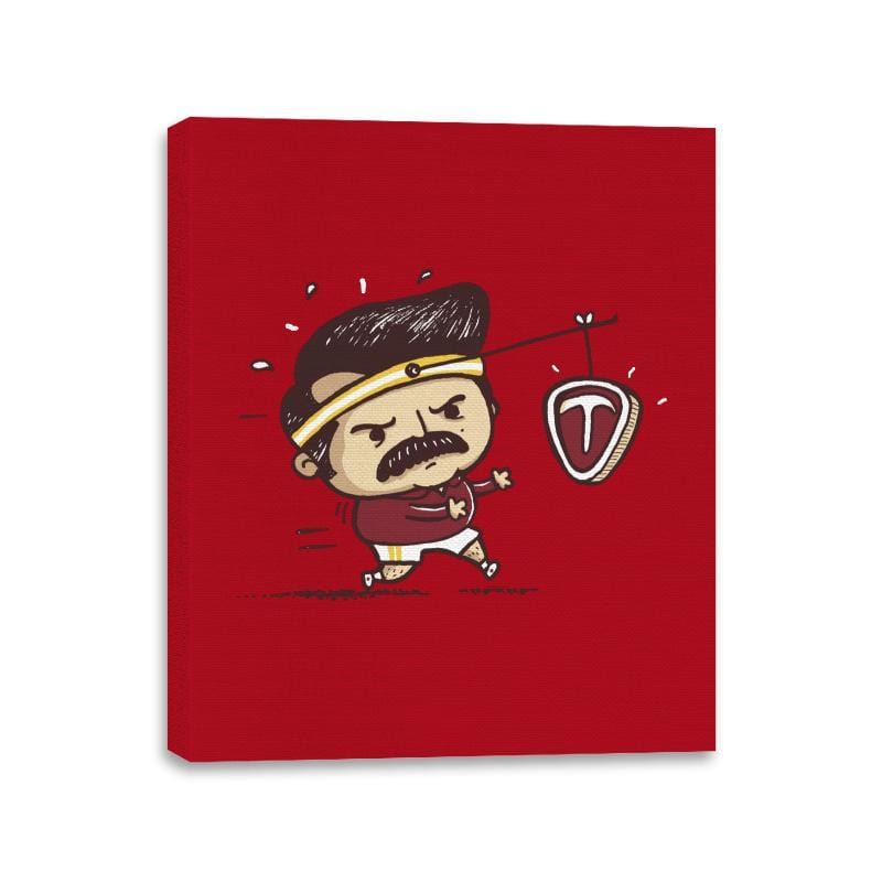 Motivation-Roning - Canvas Wraps Canvas Wraps RIPT Apparel 11x14 / Red