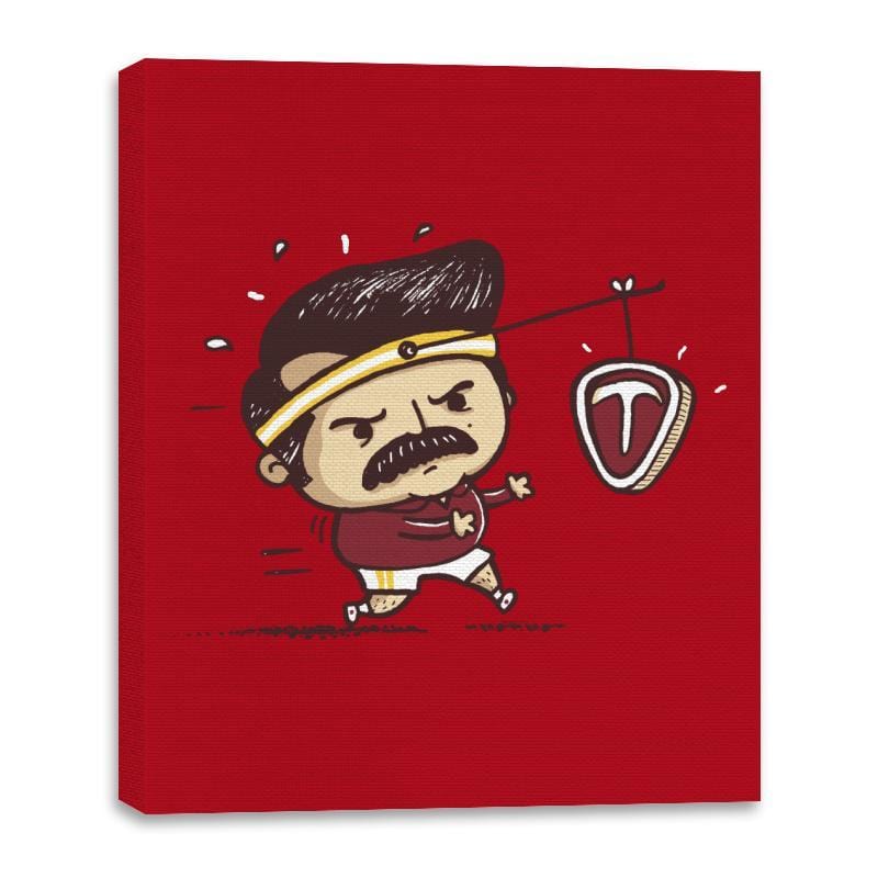 Motivation-Roning - Canvas Wraps Canvas Wraps RIPT Apparel 16x20 / Red