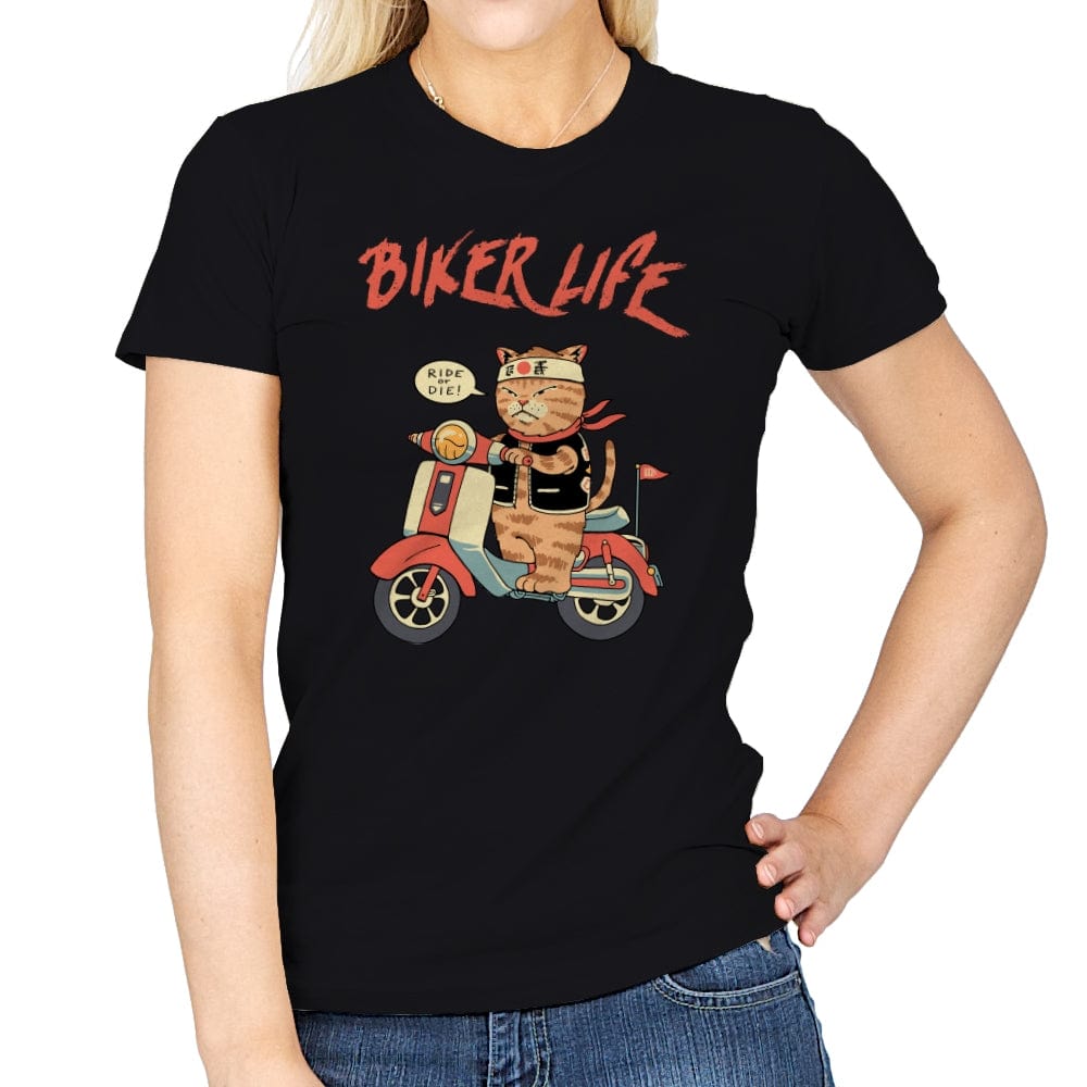 Motor Cats - Womens T-Shirts RIPT Apparel Small / Black