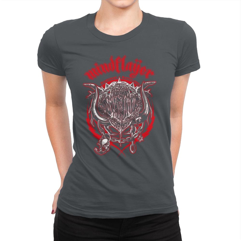 Motorflayer - Womens Premium T-Shirts RIPT Apparel Small / Heavy Metal