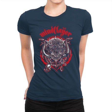 Motorflayer - Womens Premium T-Shirts RIPT Apparel Small / Midnight Navy