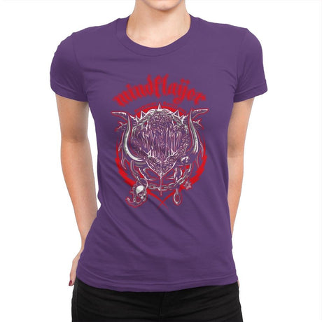 Motorflayer - Womens Premium T-Shirts RIPT Apparel Small / Purple Rush