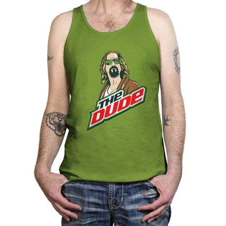 Mountain Dude - Tanktop Tanktop RIPT Apparel X-Small / Leaf
