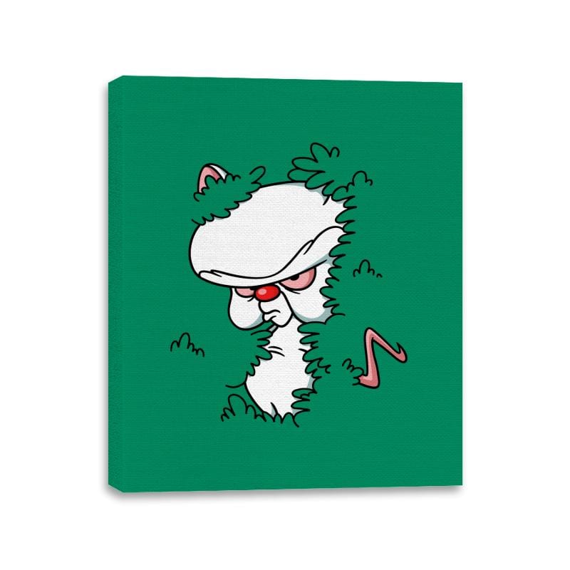 Mouse in the Bush - Canvas Wraps Canvas Wraps RIPT Apparel 11x14 / Kelly