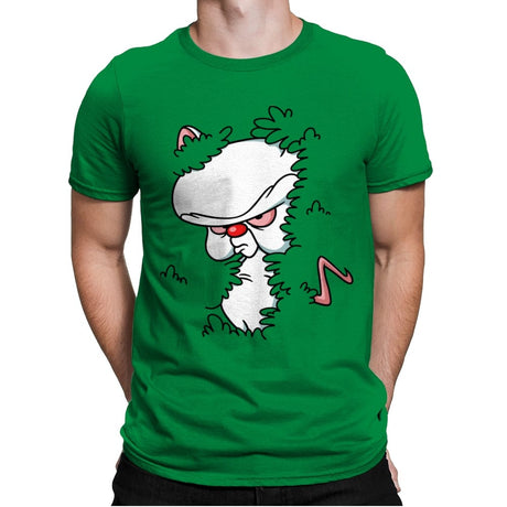 Mouse in the Bush - Mens Premium T-Shirts RIPT Apparel Small / Kelly