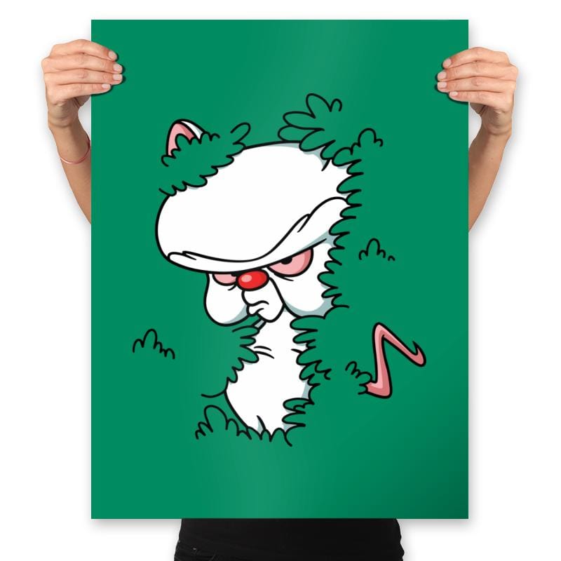 Mouse in the Bush - Prints Posters RIPT Apparel 18x24 / Kelly