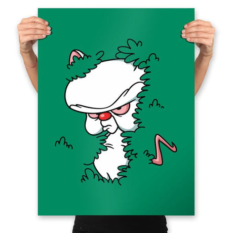 Mouse in the Bush - Prints Posters RIPT Apparel 18x24 / Kelly