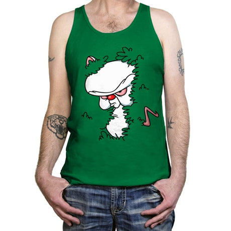 Mouse in the Bush - Tanktop Tanktop RIPT Apparel X-Small / Kelly