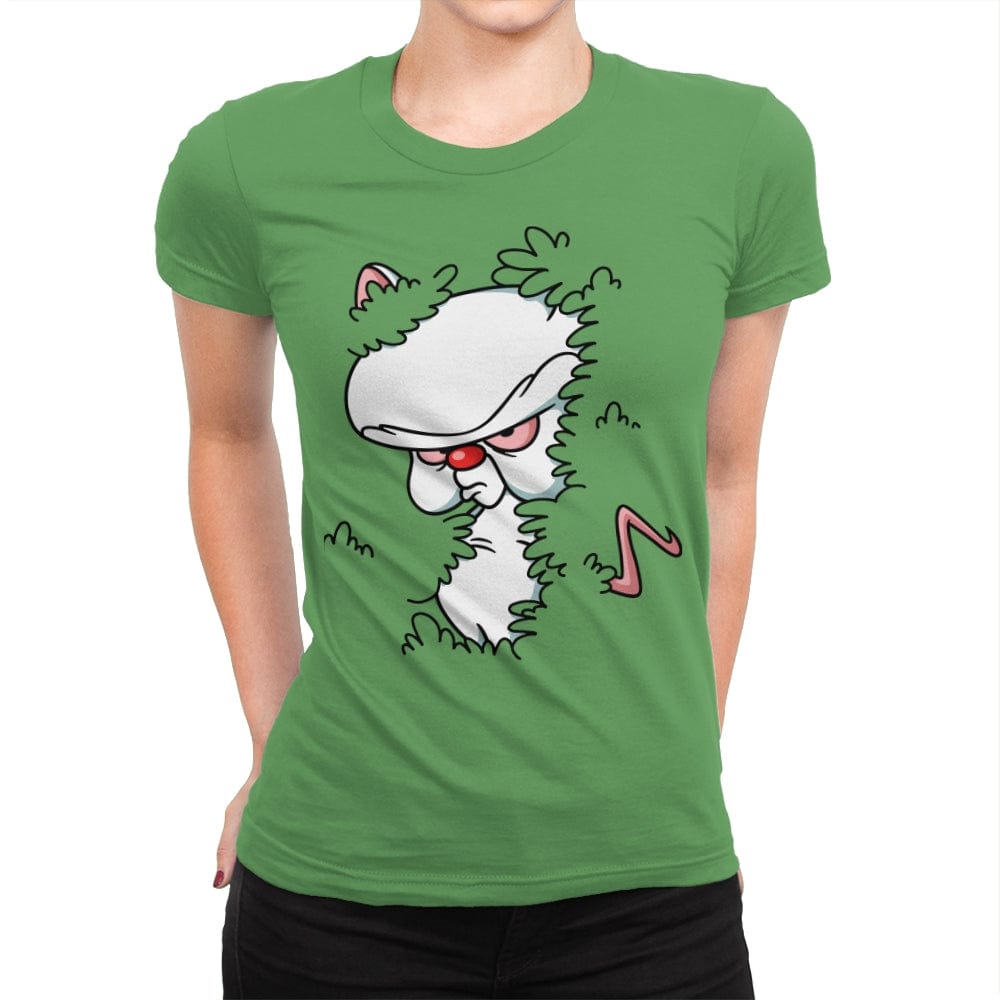 Mouse in the Bush - Womens Premium T-Shirts RIPT Apparel Small / Kelly