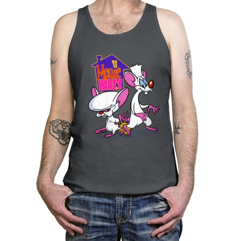 Mouse Party - Tanktop Tanktop RIPT Apparel X-Small / Asphalt