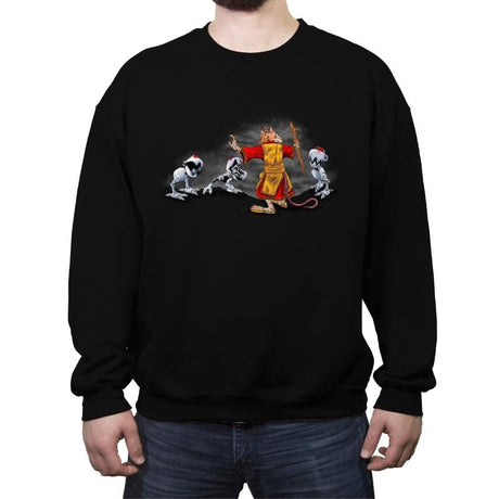 Mouser Tamer - Crew Neck Sweatshirt Crew Neck Sweatshirt RIPT Apparel Small / Black