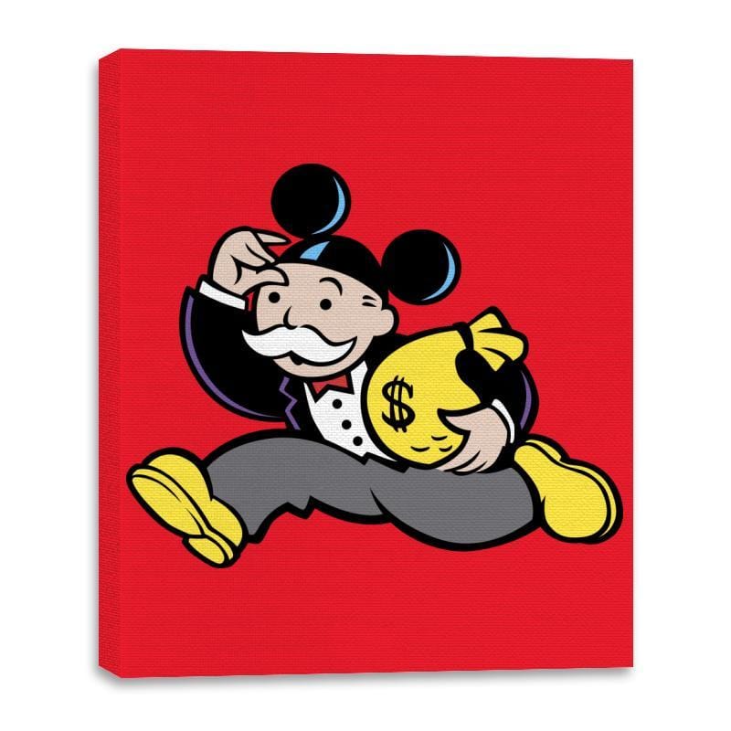 Mousopoly - Canvas Wraps Canvas Wraps RIPT Apparel 16x20 / Red