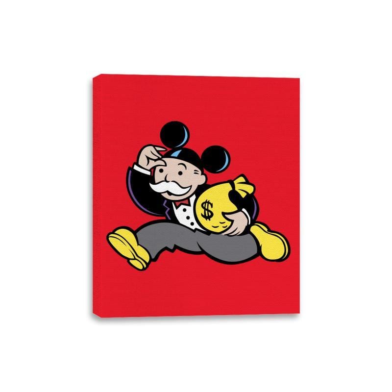 Mousopoly - Canvas Wraps Canvas Wraps RIPT Apparel 8x10 / Red