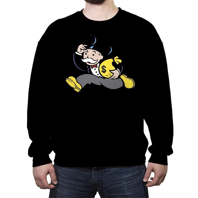 Mousopoly - Crew Neck Sweatshirt Crew Neck Sweatshirt RIPT Apparel