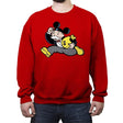 Mousopoly - Crew Neck Sweatshirt Crew Neck Sweatshirt RIPT Apparel Small / Red