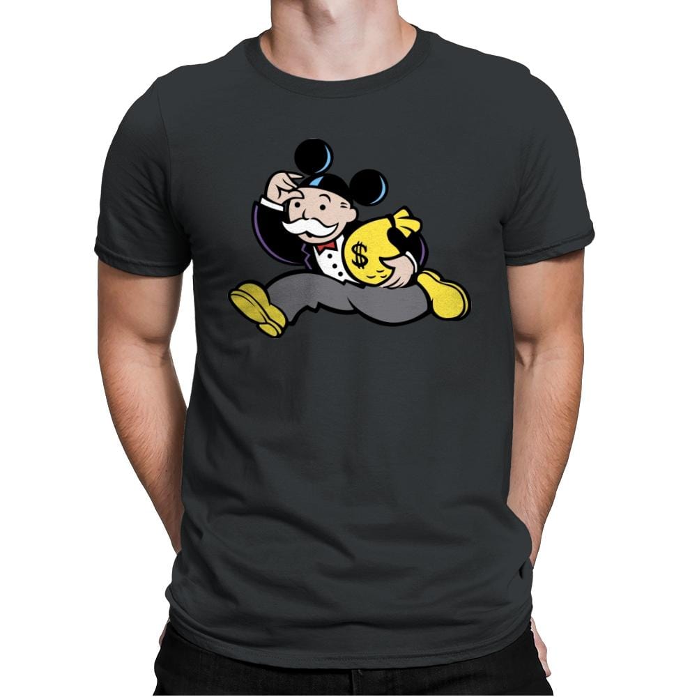 Mousopoly - Mens Premium T-Shirts RIPT Apparel Small / Heavy Metal