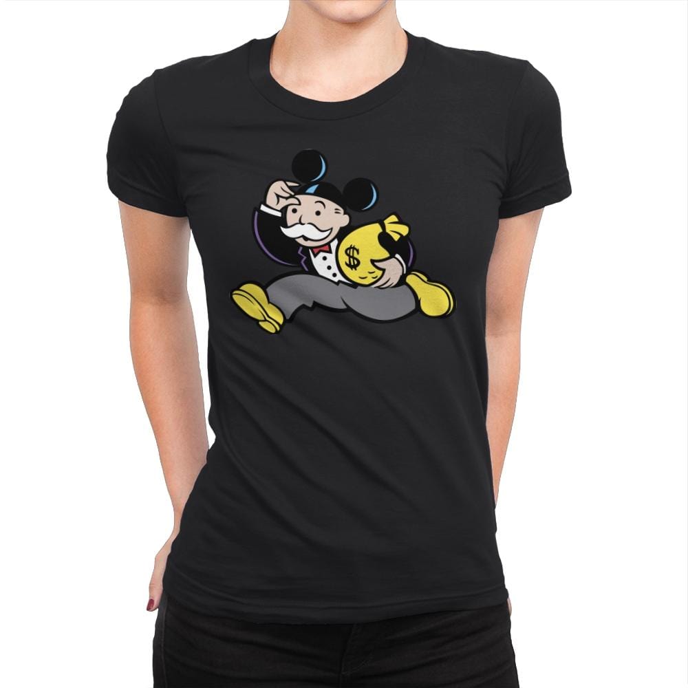 Mousopoly - Womens Premium T-Shirts RIPT Apparel Small / Black