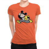 Mousopoly - Womens Premium T-Shirts RIPT Apparel Small / Classic Orange