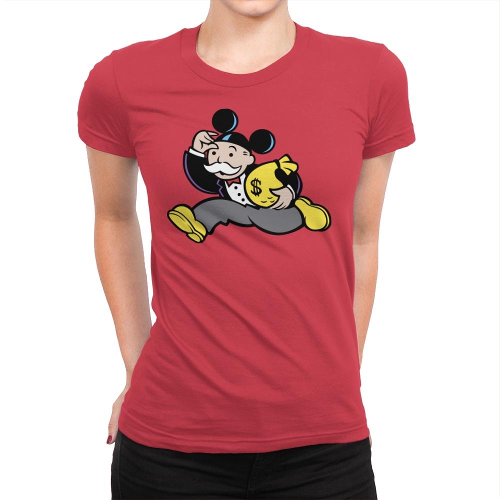 Mousopoly - Womens Premium T-Shirts RIPT Apparel Small / Red