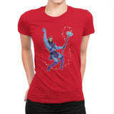 Moving The Skeleton - Womens Premium T-Shirts RIPT Apparel Small / Red