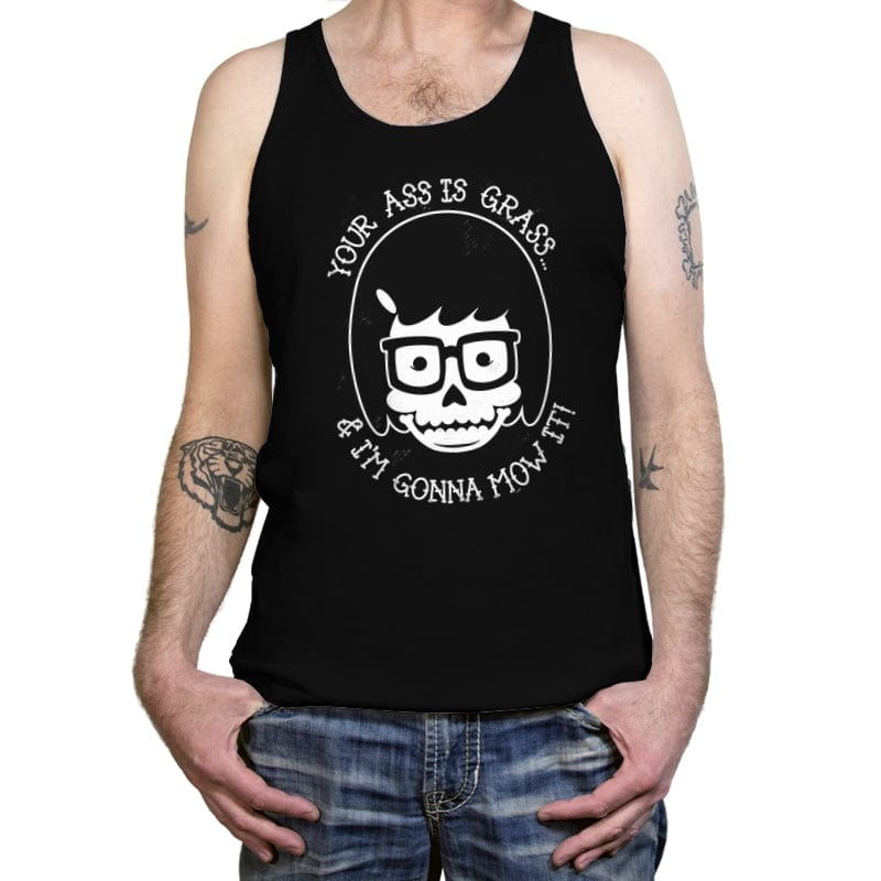 Mow Your Grass - Tanktop Tanktop RIPT Apparel X-Small / Black