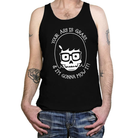 Mow Your Grass - Tanktop Tanktop RIPT Apparel X-Small / Black
