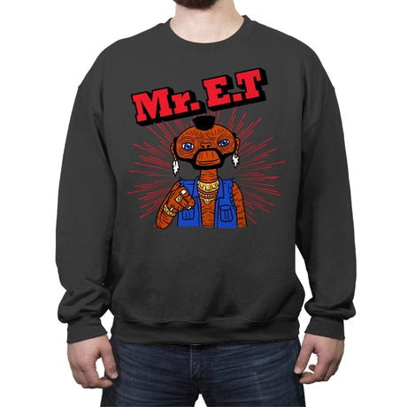 Mr ET - Crew Neck Sweatshirt Crew Neck Sweatshirt RIPT Apparel Small / Charcoal