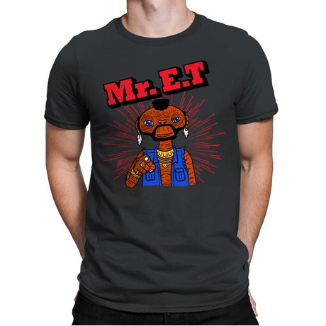 Mr ET - Mens Premium T-Shirts RIPT Apparel Small / Heavy Metal