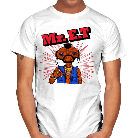 Mr ET - Mens T-Shirts RIPT Apparel Small / White