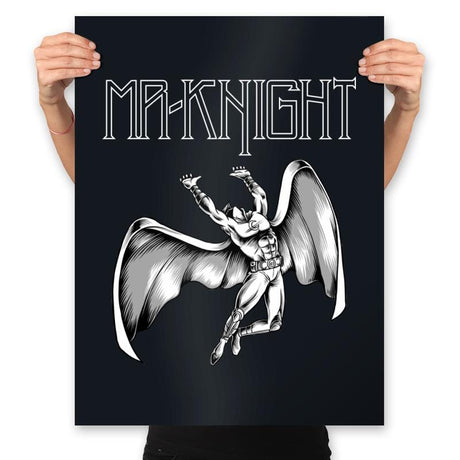 Mr Knight - Prints Posters RIPT Apparel 18x24 / Black