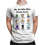 Mr. & Little Miss Pirate Crew - Mens Premium T-Shirts RIPT Apparel Small / White