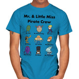 Mr. & Little Miss Pirate Crew - Mens T-Shirts RIPT Apparel Small / Sapphire