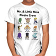 Mr. & Little Miss Pirate Crew - Mens T-Shirts RIPT Apparel Small / White