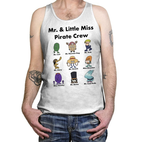 Mr. & Little Miss Pirate Crew - Tanktop Tanktop RIPT Apparel X-Small / White