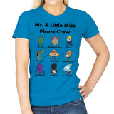 Mr. & Little Miss Pirate Crew - Womens T-Shirts RIPT Apparel Small / Sapphire