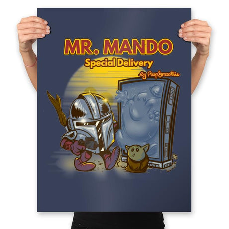 Mr. Mando - Prints Posters RIPT Apparel 18x24 / Navy